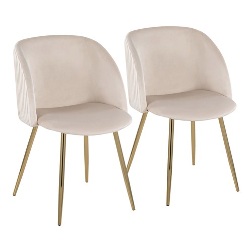 Fran Pleated Chair - Set Of 2